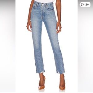 AGOLDE High Riley Crop Jeans